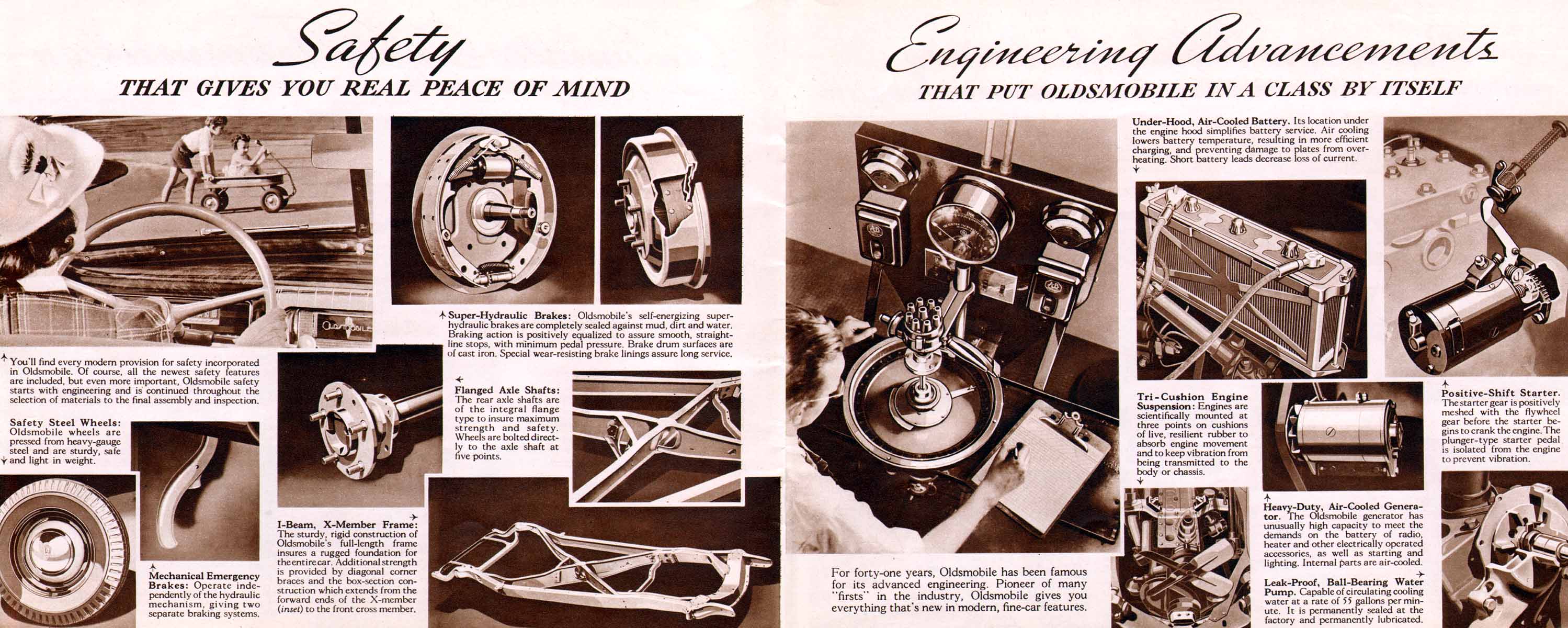 1939 Oldsmobile Motor Cars Brochure Page 9